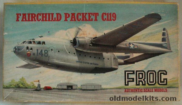 Frog 1/179 Fairchild C-119 Packet Flying Boxcar, 387P plastic model kit